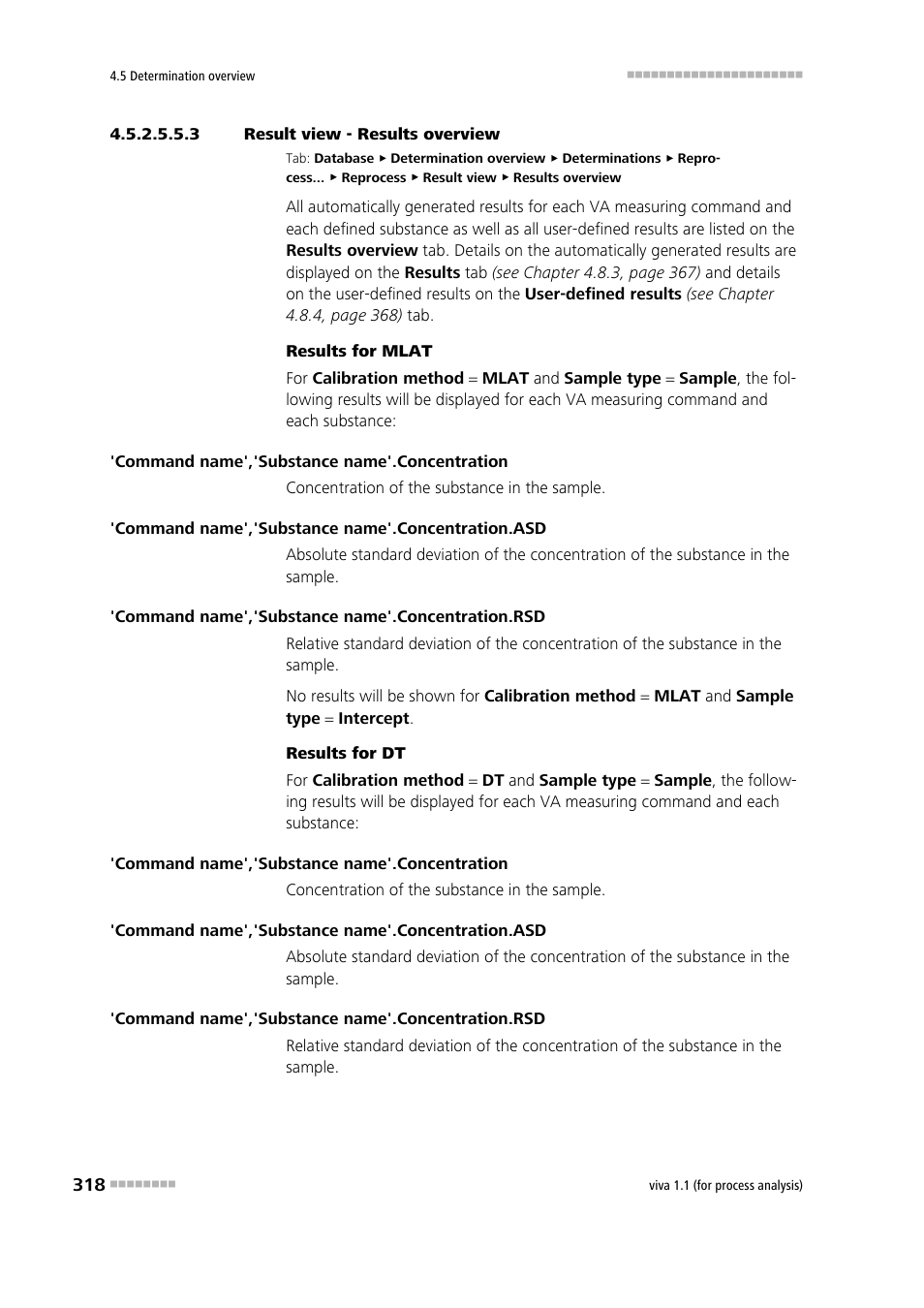 3 result view - results overview | Metrohm viva 1.1 (ProLab) User Manual | Page 330 / 1085