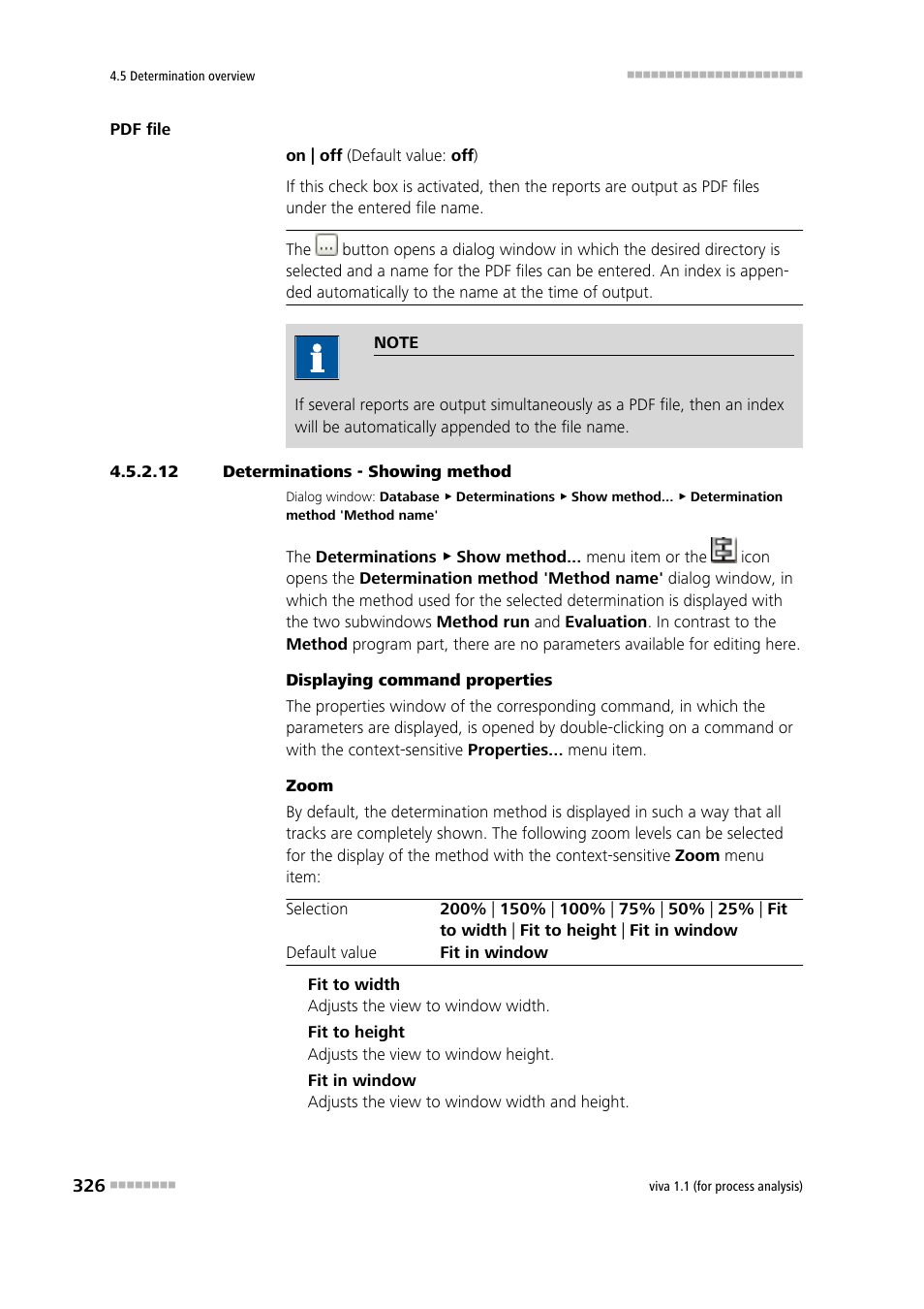 12 determinations - showing method, Displaying a determination method | Metrohm viva 1.1 (ProLab) User Manual | Page 338 / 1085