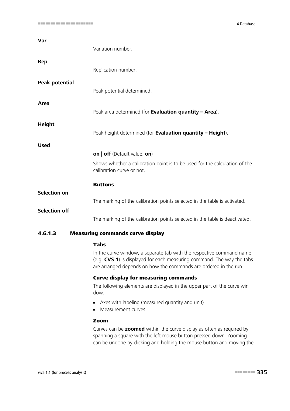 3 measuring commands curve display | Metrohm viva 1.1 (ProLab) User Manual | Page 347 / 1085