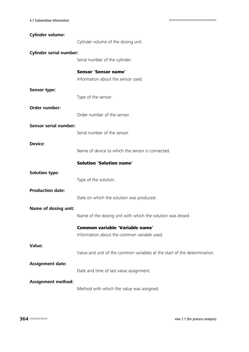 Metrohm viva 1.1 (ProLab) User Manual | Page 376 / 1085