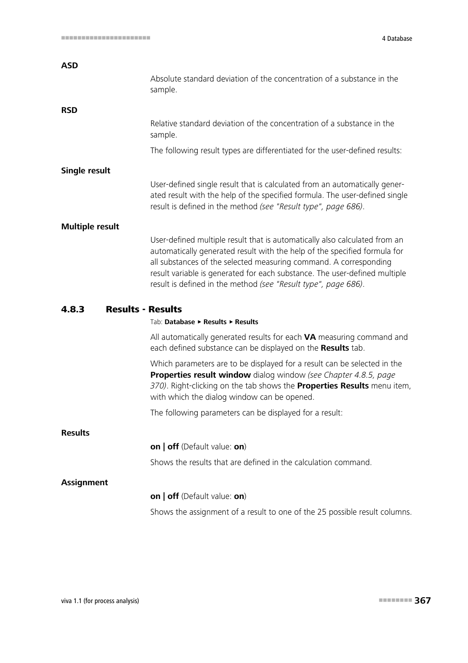 3 results - results, Results - results | Metrohm viva 1.1 (ProLab) User Manual | Page 379 / 1085