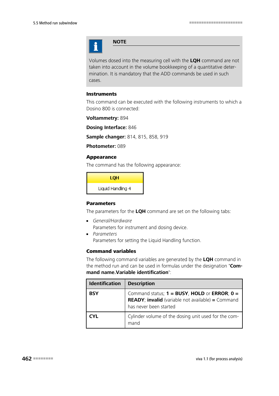 Metrohm viva 1.1 (ProLab) User Manual | Page 474 / 1085