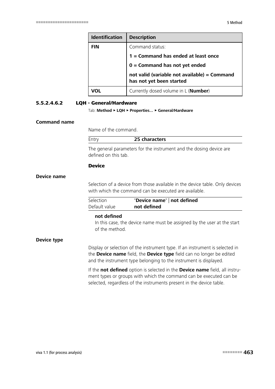 2 lqh - general/hardware | Metrohm viva 1.1 (ProLab) User Manual | Page 475 / 1085