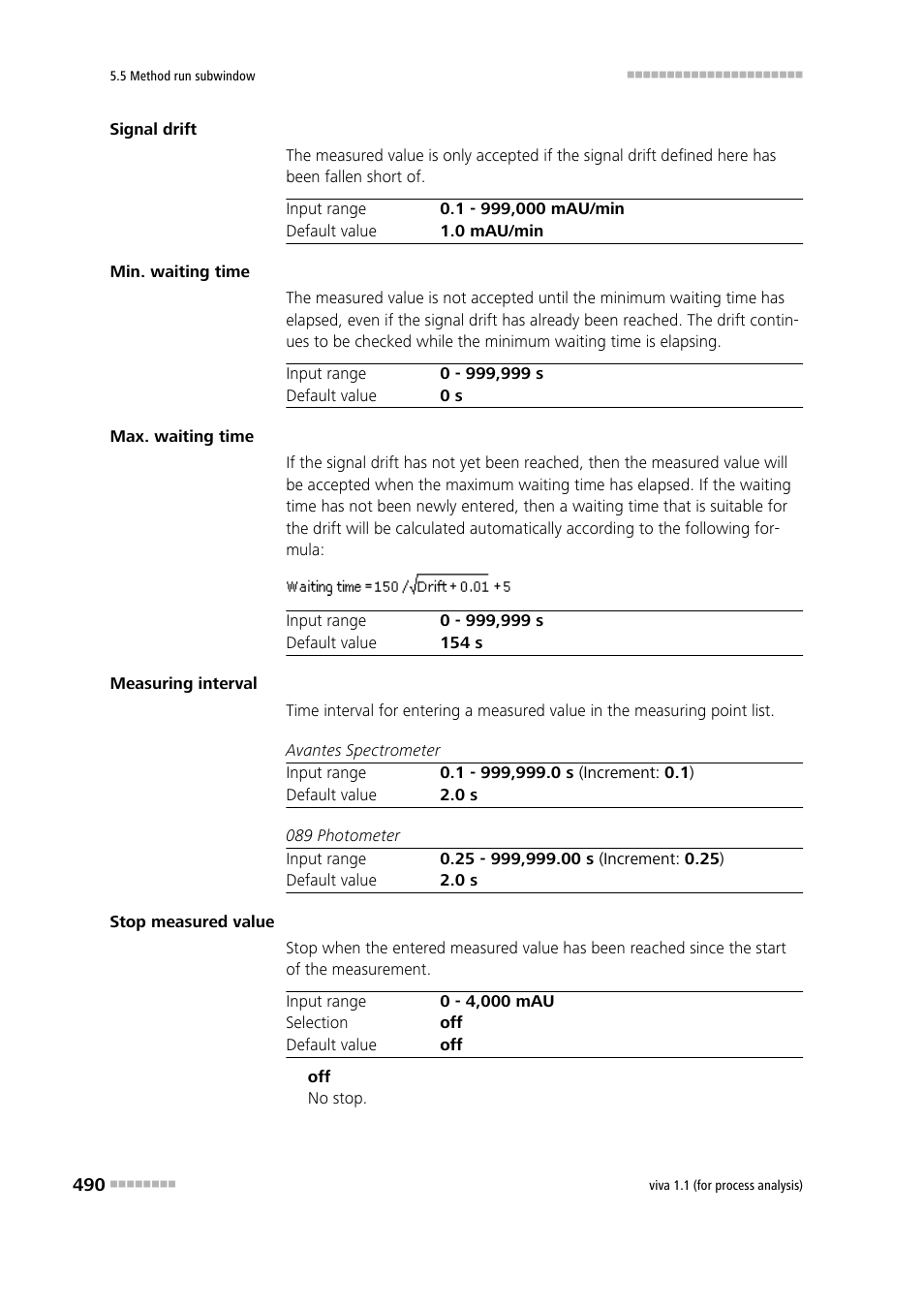 Metrohm viva 1.1 (ProLab) User Manual | Page 502 / 1085