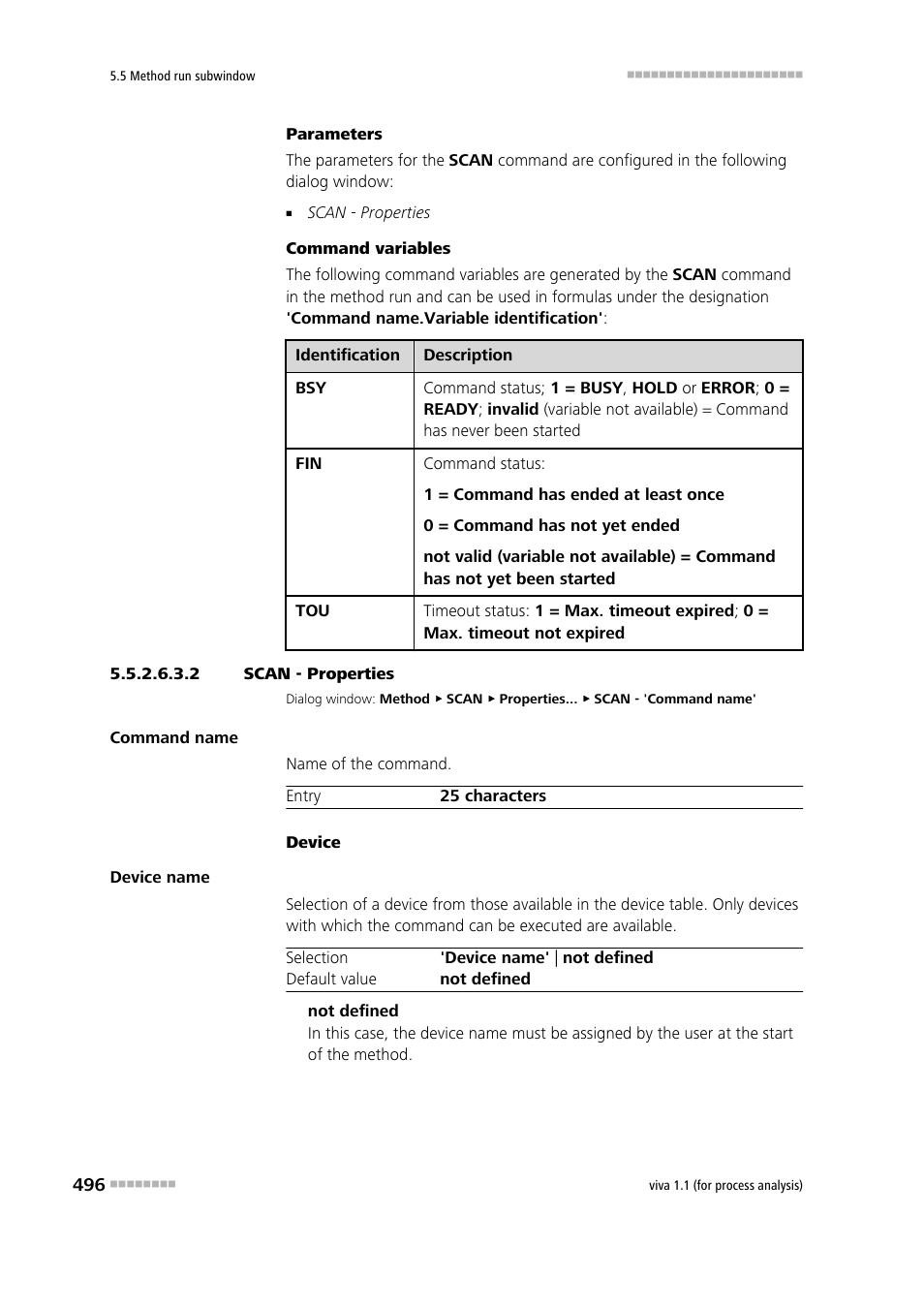 2 scan - properties | Metrohm viva 1.1 (ProLab) User Manual | Page 508 / 1085