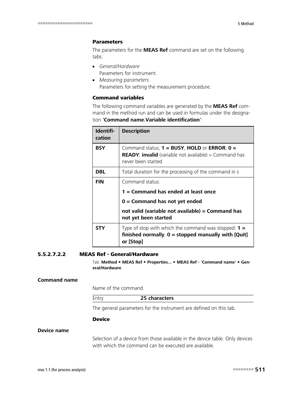 2 meas ref - general/hardware | Metrohm viva 1.1 (ProLab) User Manual | Page 523 / 1085