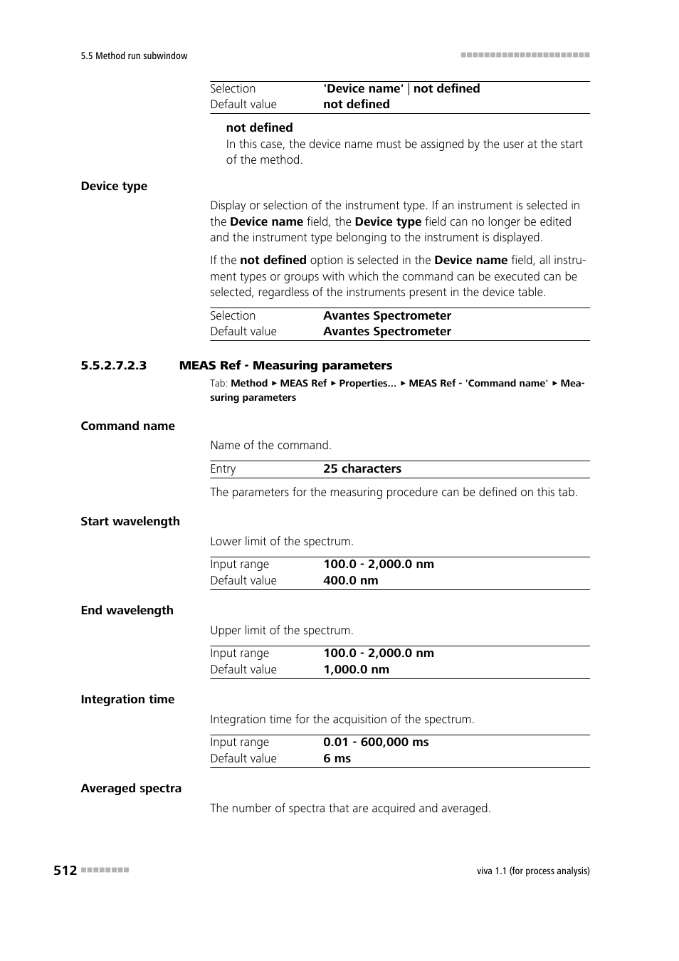 3 meas ref - measuring parameters | Metrohm viva 1.1 (ProLab) User Manual | Page 524 / 1085