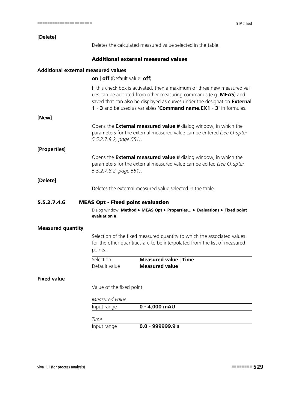 6 meas opt - fixed point evaluation | Metrohm viva 1.1 (ProLab) User Manual | Page 541 / 1085
