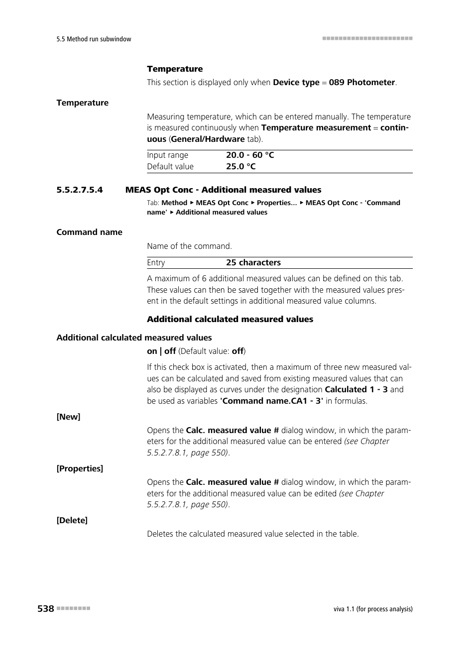 4 meas opt conc - additional measured values | Metrohm viva 1.1 (ProLab) User Manual | Page 550 / 1085