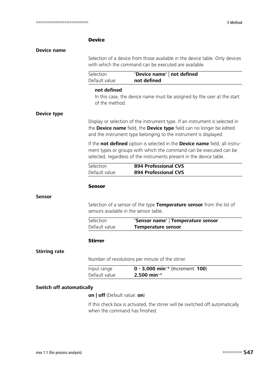 Metrohm viva 1.1 (ProLab) User Manual | Page 559 / 1085