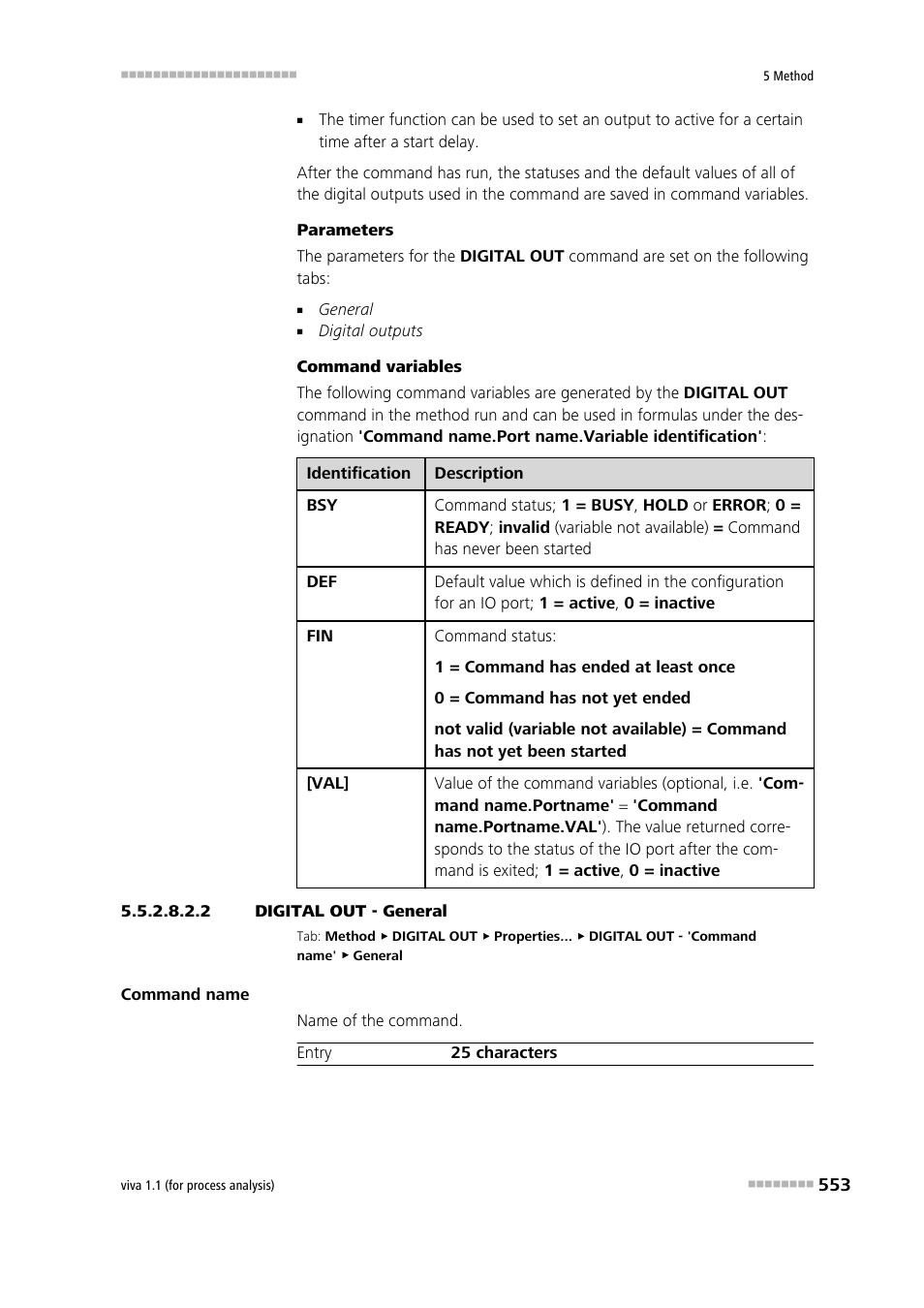 2 digital out - general | Metrohm viva 1.1 (ProLab) User Manual | Page 565 / 1085