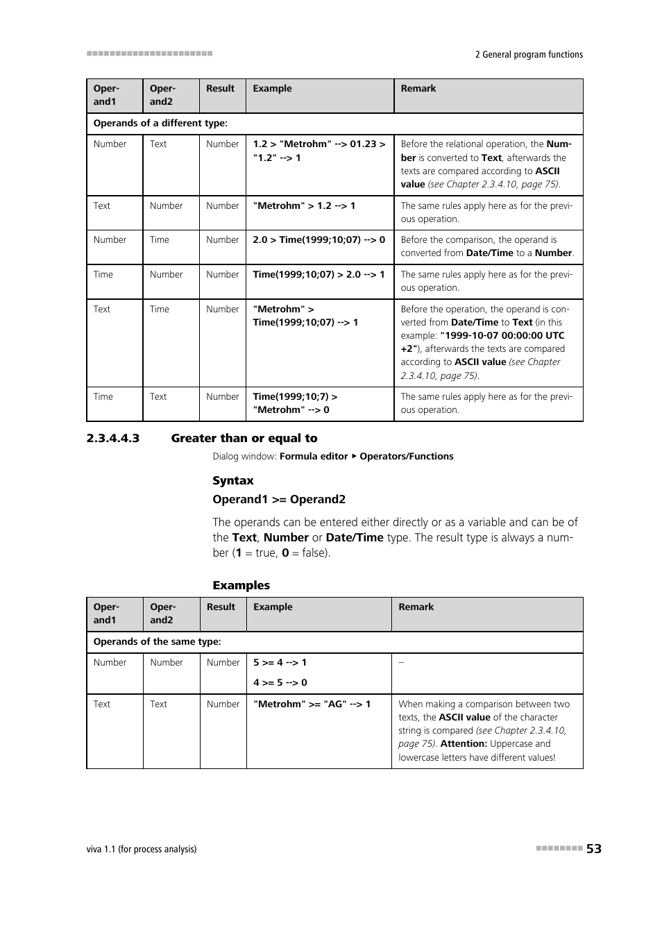 3 greater than or equal to, Greater than or equal to | Metrohm viva 1.1 (ProLab) User Manual | Page 65 / 1085