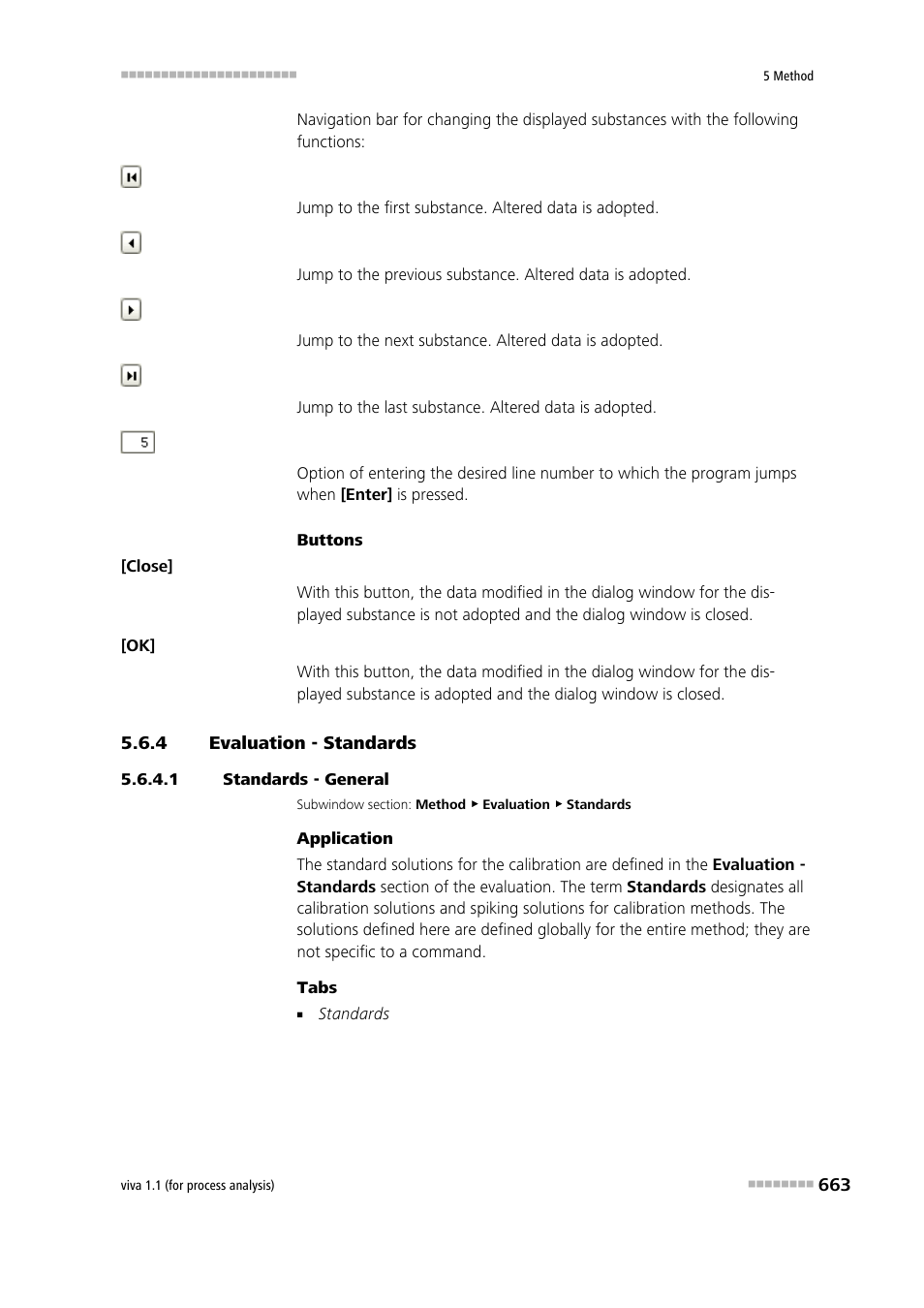 4 evaluation - standards, 1 standards - general, Evaluation - standards | Standards | Metrohm viva 1.1 (ProLab) User Manual | Page 675 / 1085