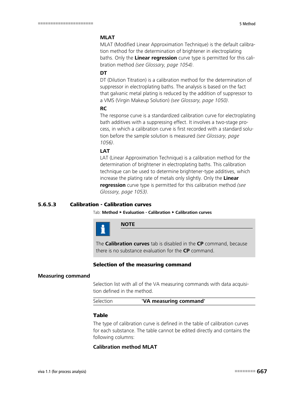 3 calibration - calibration curves | Metrohm viva 1.1 (ProLab) User Manual | Page 679 / 1085