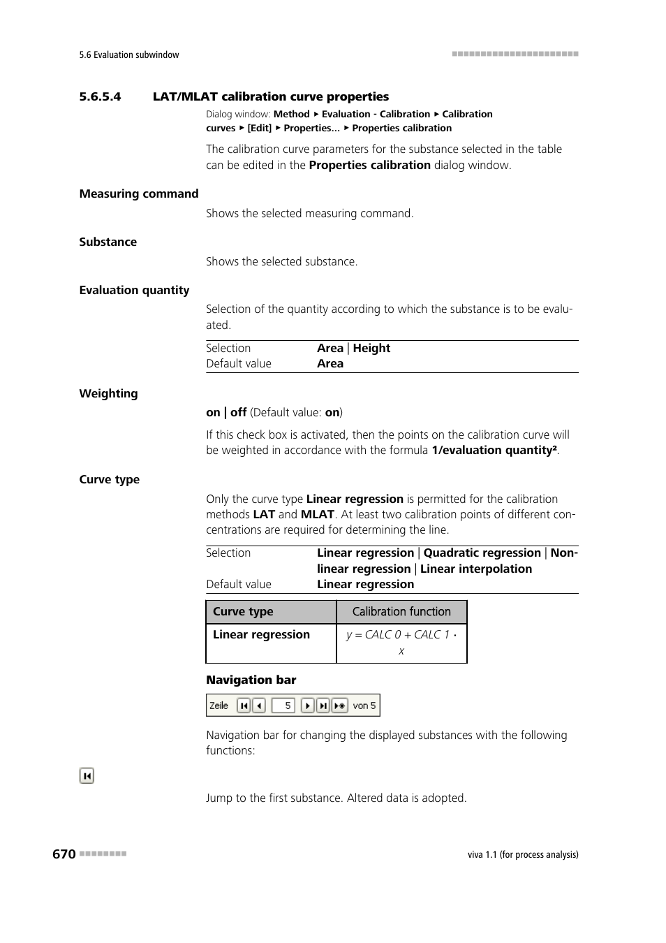 4 lat/mlat calibration curve properties | Metrohm viva 1.1 (ProLab) User Manual | Page 682 / 1085