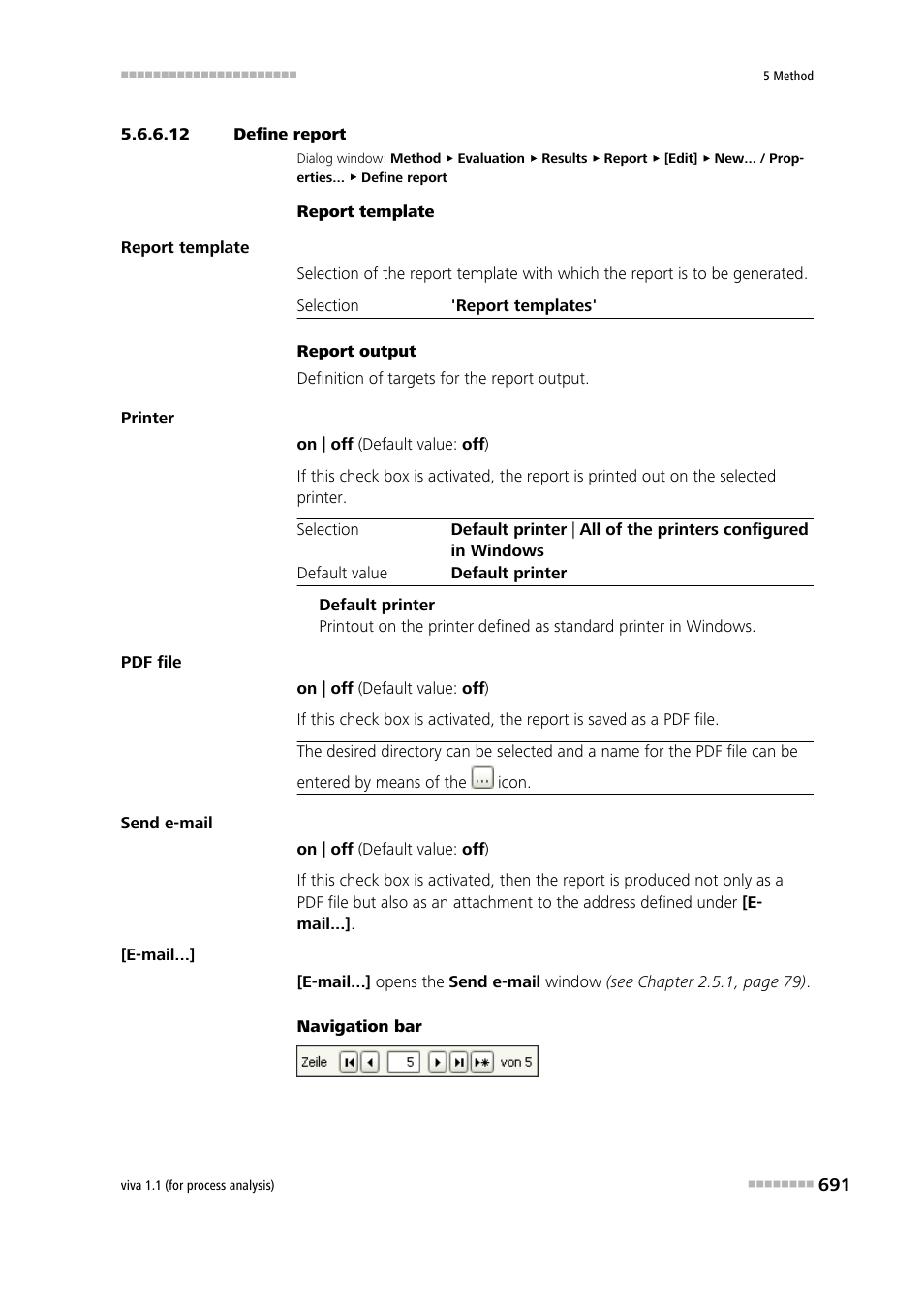 12 define report | Metrohm viva 1.1 (ProLab) User Manual | Page 703 / 1085