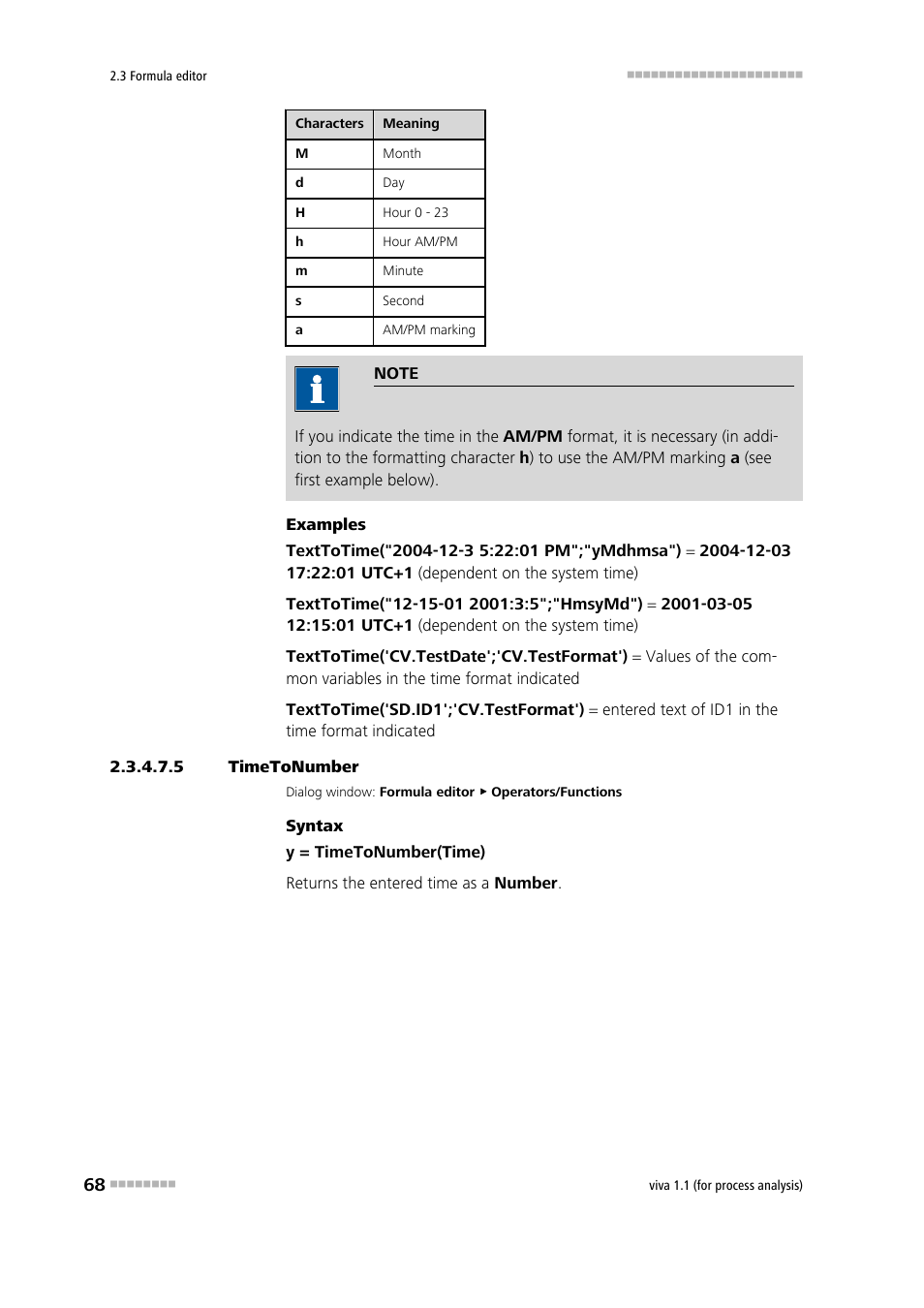 5 timetonumber, Timetonumber | Metrohm viva 1.1 (ProLab) User Manual | Page 80 / 1085