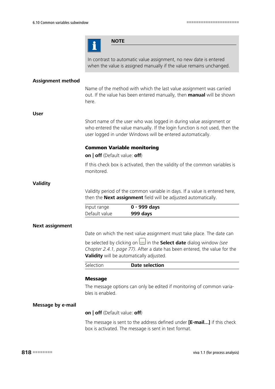 Metrohm viva 1.1 (ProLab) User Manual | Page 830 / 1085