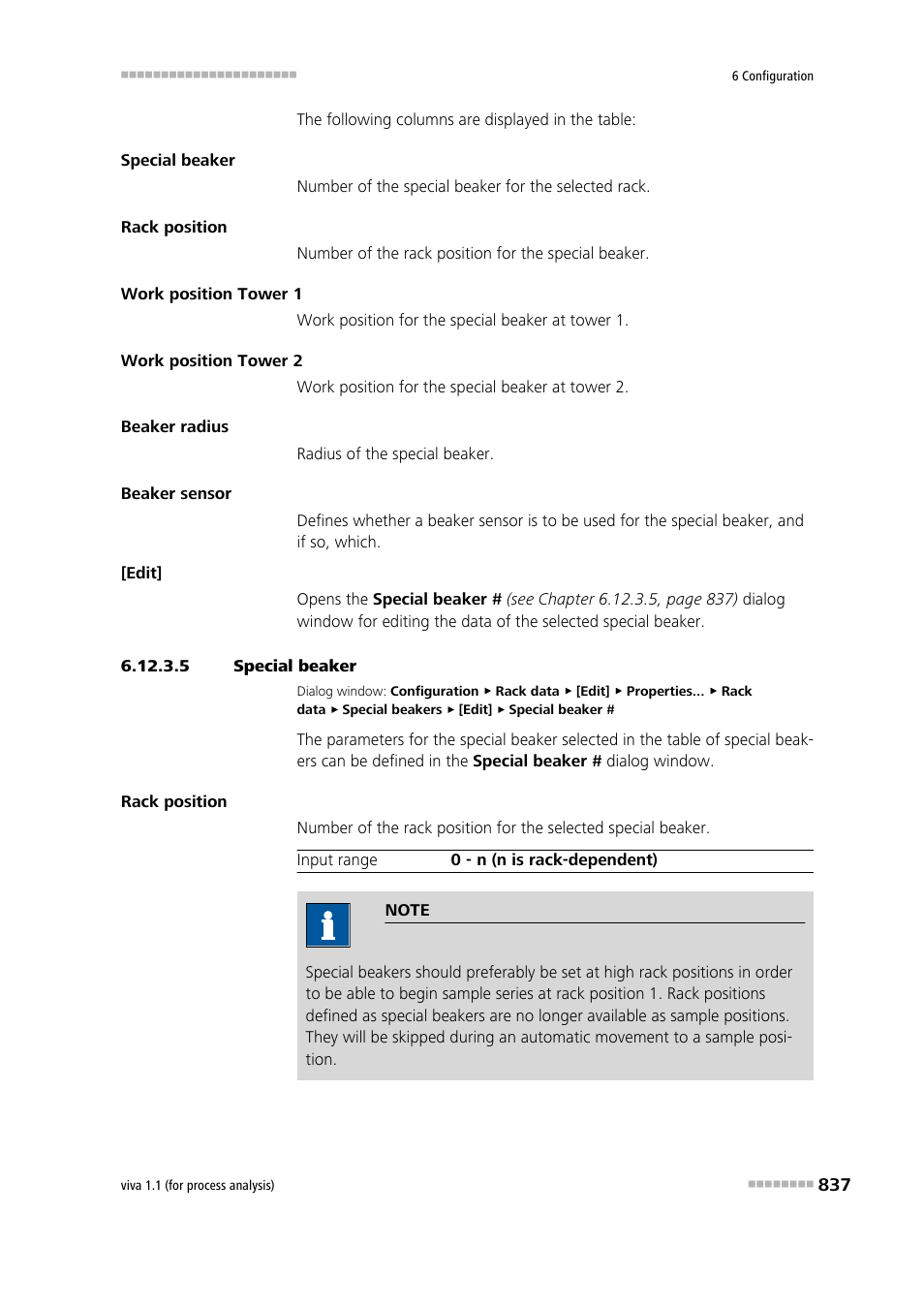 5 special beaker | Metrohm viva 1.1 (ProLab) User Manual | Page 849 / 1085