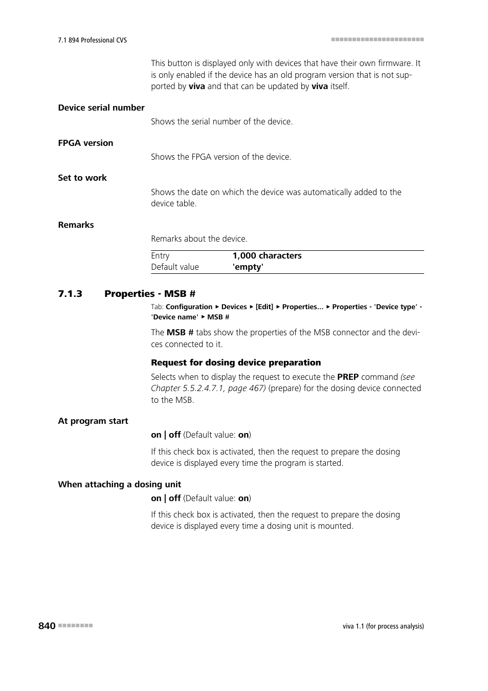 3 properties - msb, Properties - msb | Metrohm viva 1.1 (ProLab) User Manual | Page 852 / 1085