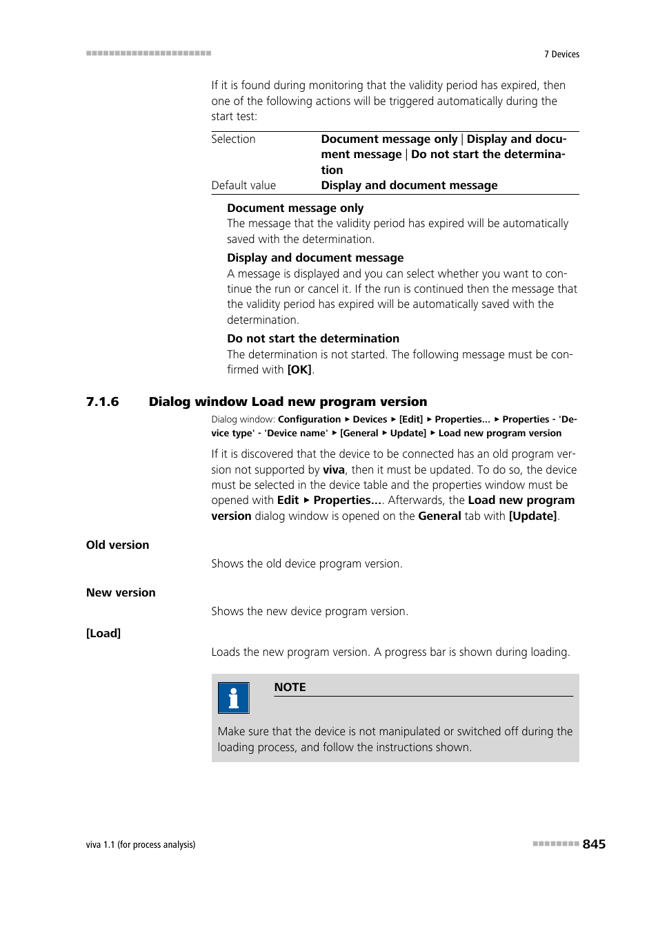 6 dialog window load new program version, Dialog window load new program version | Metrohm viva 1.1 (ProLab) User Manual | Page 857 / 1085