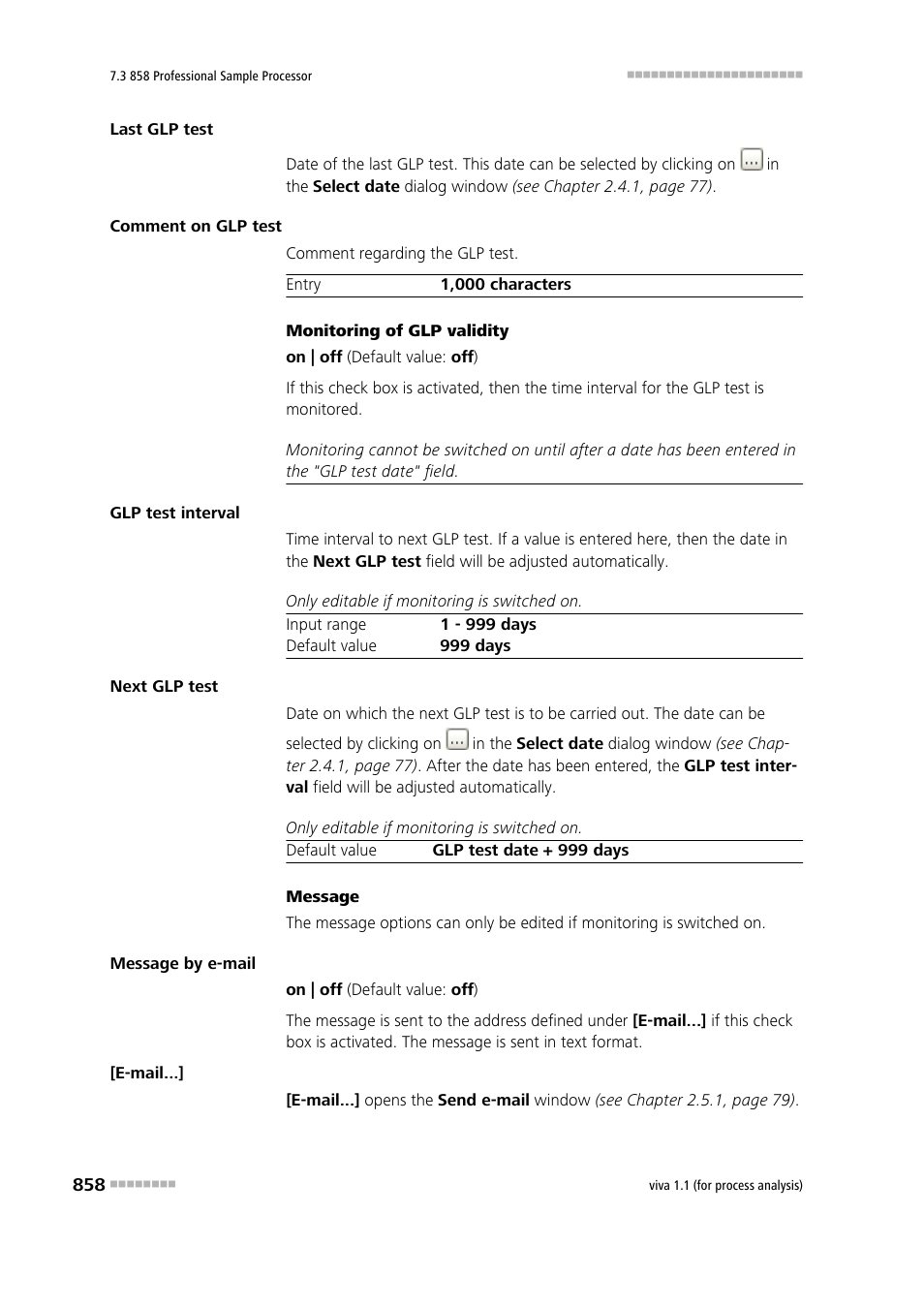 Metrohm viva 1.1 (ProLab) User Manual | Page 870 / 1085