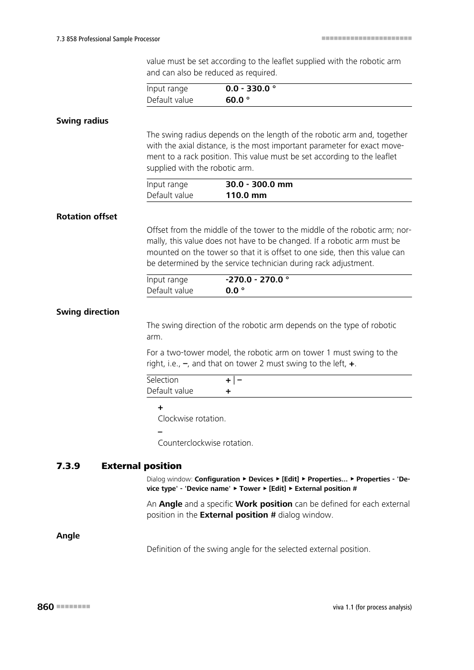 9 external position, External position | Metrohm viva 1.1 (ProLab) User Manual | Page 872 / 1085