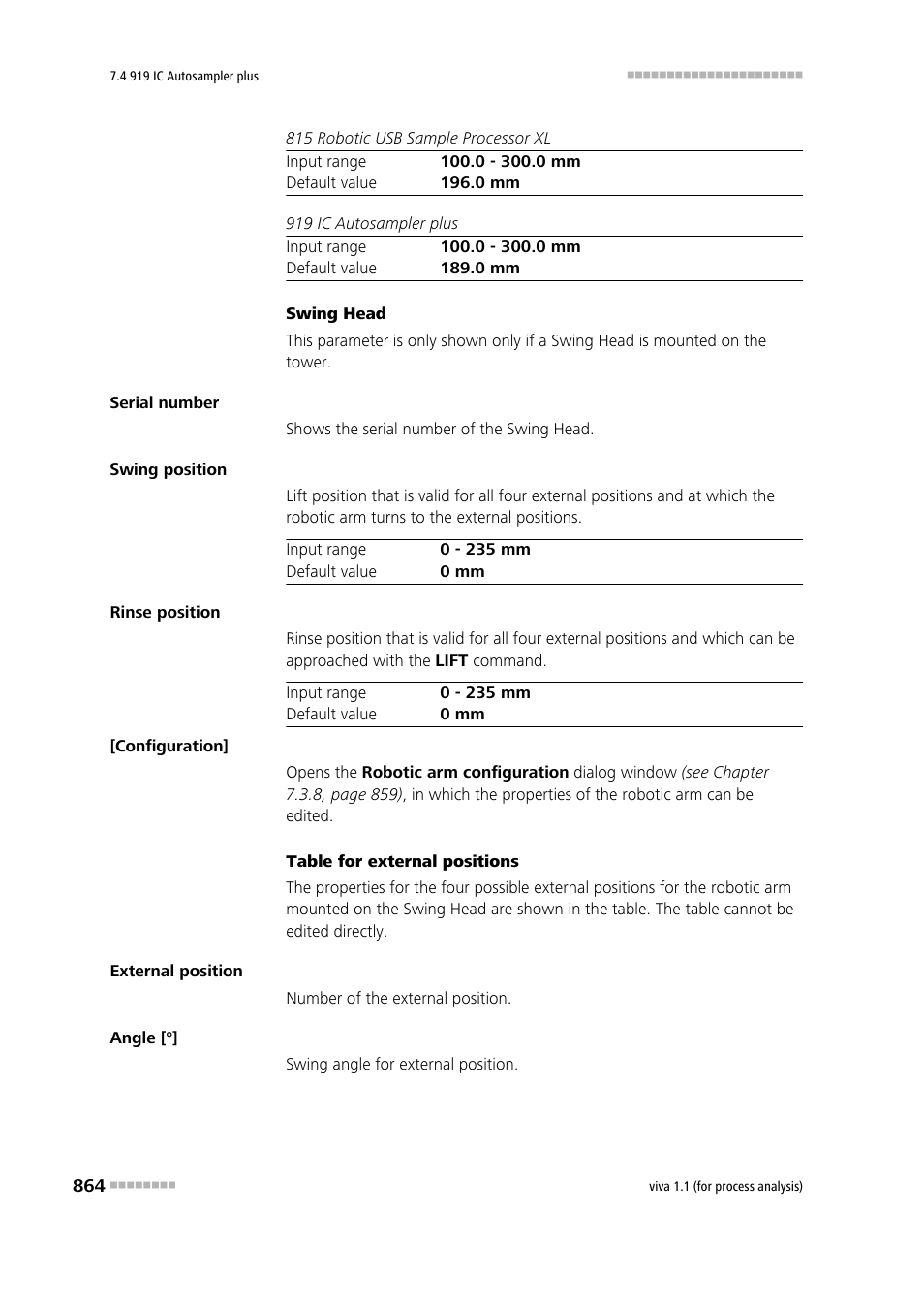 Metrohm viva 1.1 (ProLab) User Manual | Page 876 / 1085