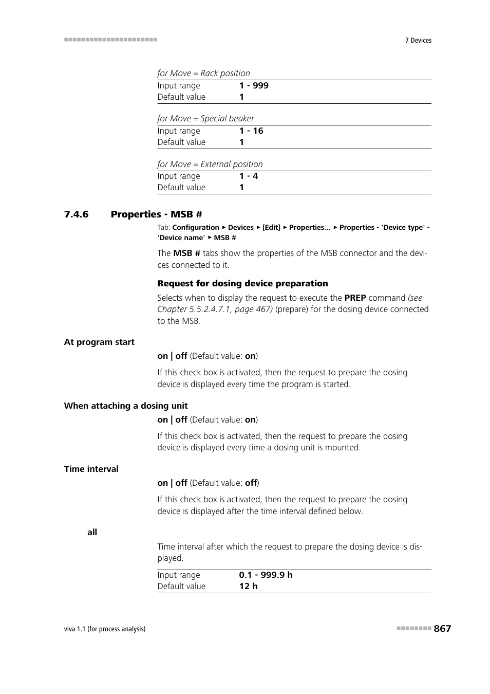 6 properties - msb, Properties - msb | Metrohm viva 1.1 (ProLab) User Manual | Page 879 / 1085