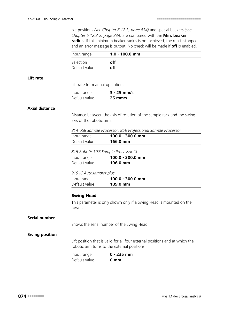 Metrohm viva 1.1 (ProLab) User Manual | Page 886 / 1085