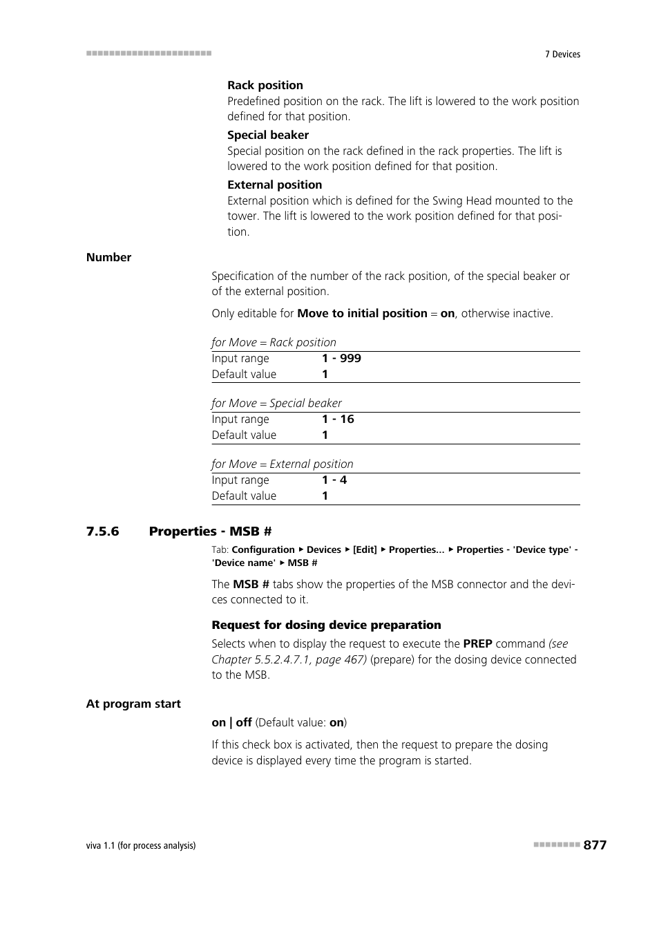 6 properties - msb, Properties - msb | Metrohm viva 1.1 (ProLab) User Manual | Page 889 / 1085