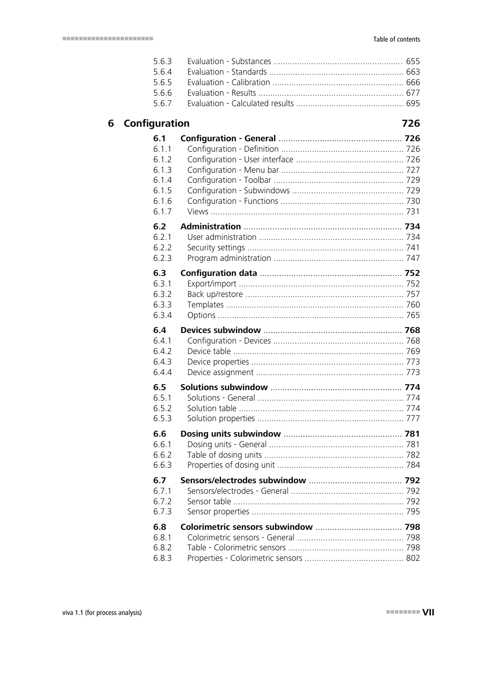 Metrohm viva 1.1 (ProLab) User Manual | Page 9 / 1085