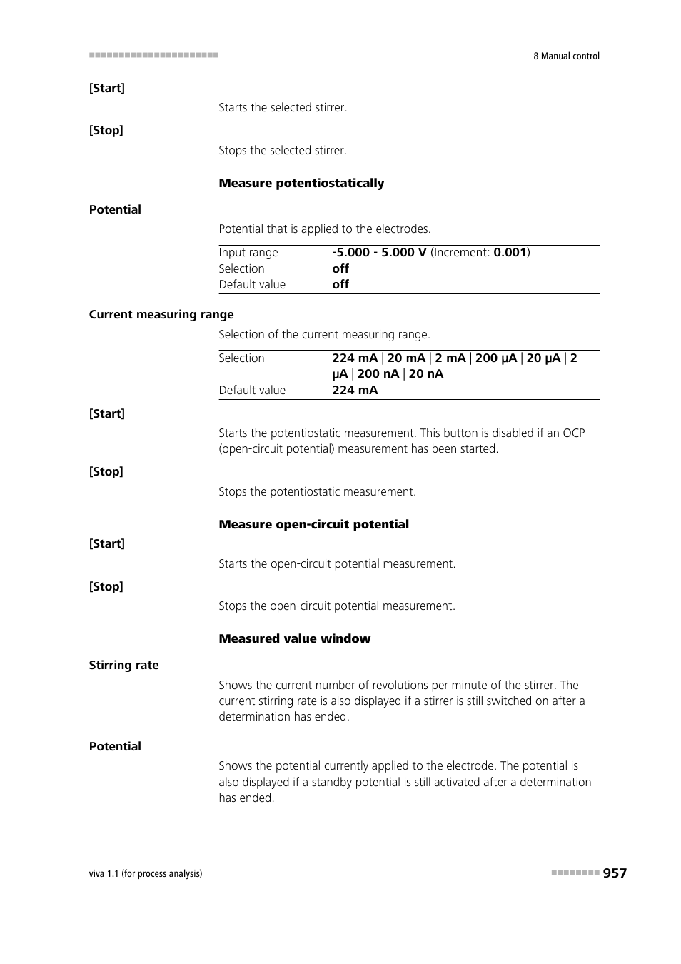 Metrohm viva 1.1 (ProLab) User Manual | Page 969 / 1085