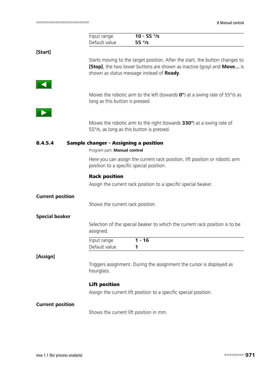 4 sample changer - assigning a position, Assigning position | Metrohm viva 1.1 (ProLab) User Manual | Page 983 / 1085