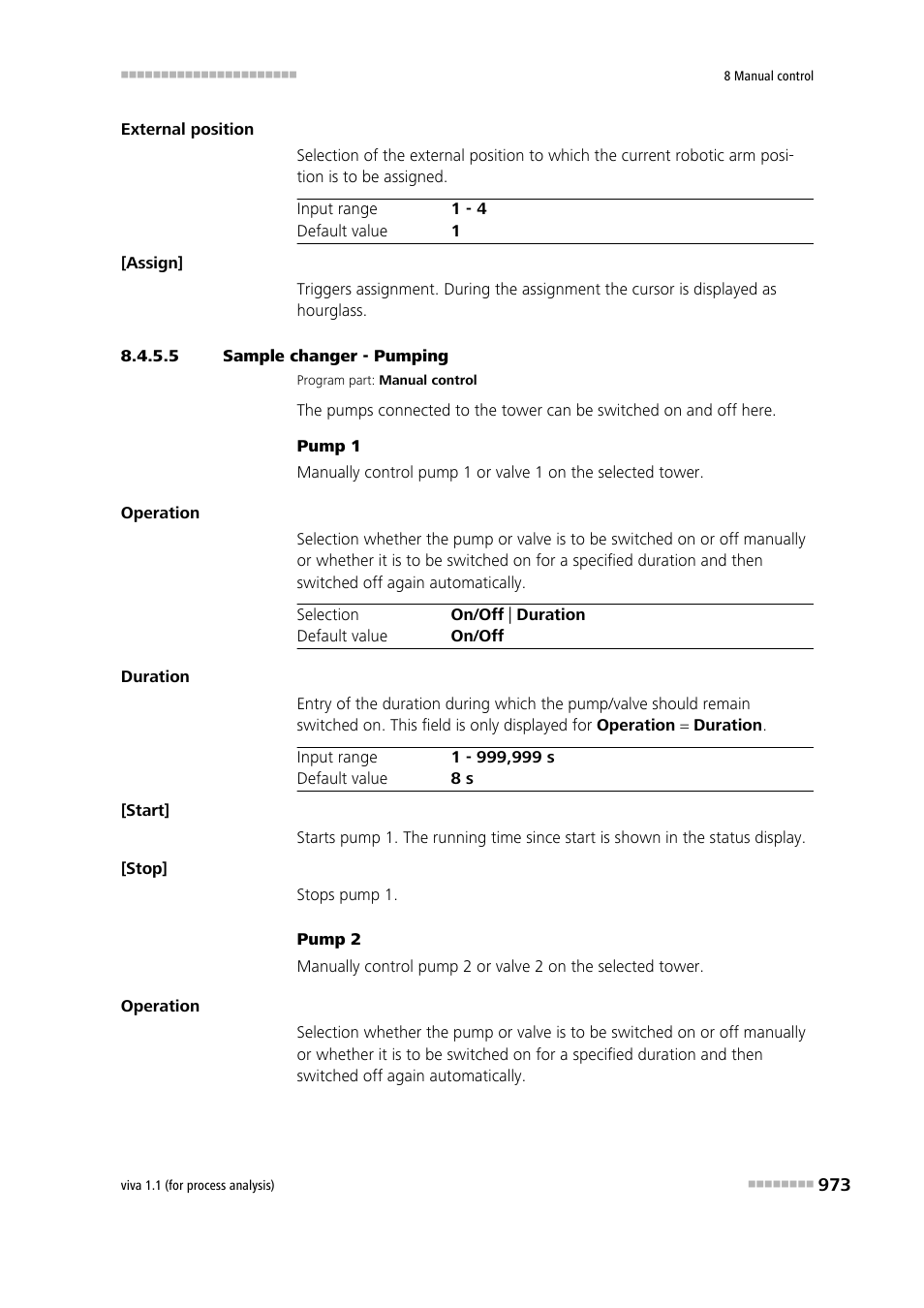 5 sample changer - pumping, Pump | Metrohm viva 1.1 (ProLab) User Manual | Page 985 / 1085