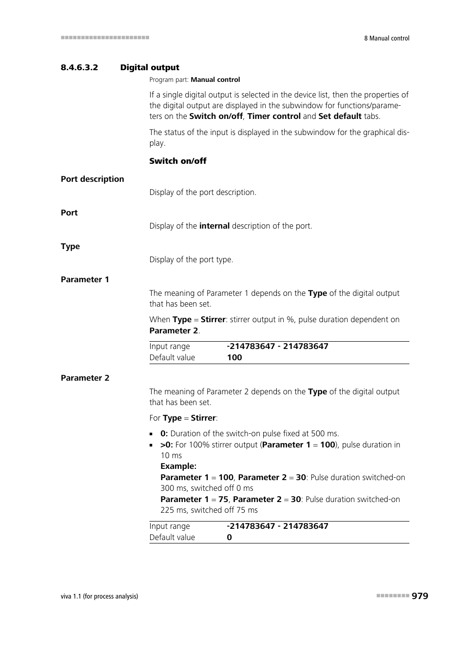 2 digital output | Metrohm viva 1.1 (ProLab) User Manual | Page 991 / 1085