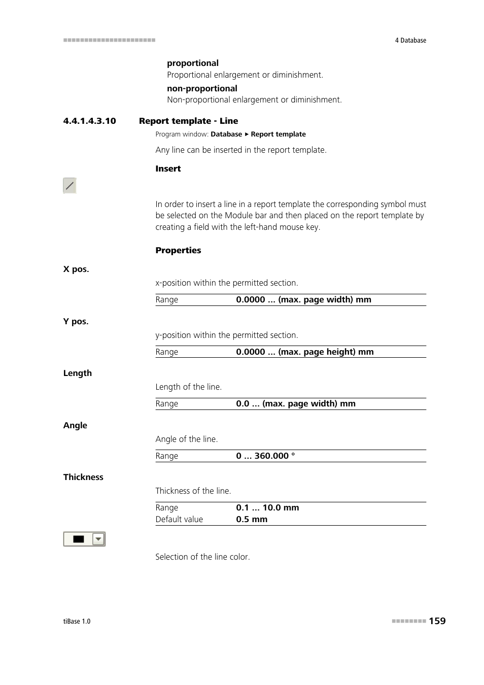 10 report template - line, Line | Metrohm tiBase 1.0 Manual User Manual | Page 167 / 339