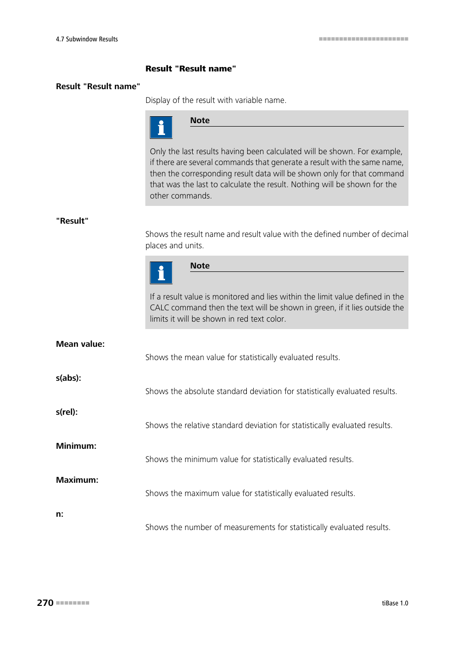 Metrohm tiBase 1.0 Manual User Manual | Page 278 / 339