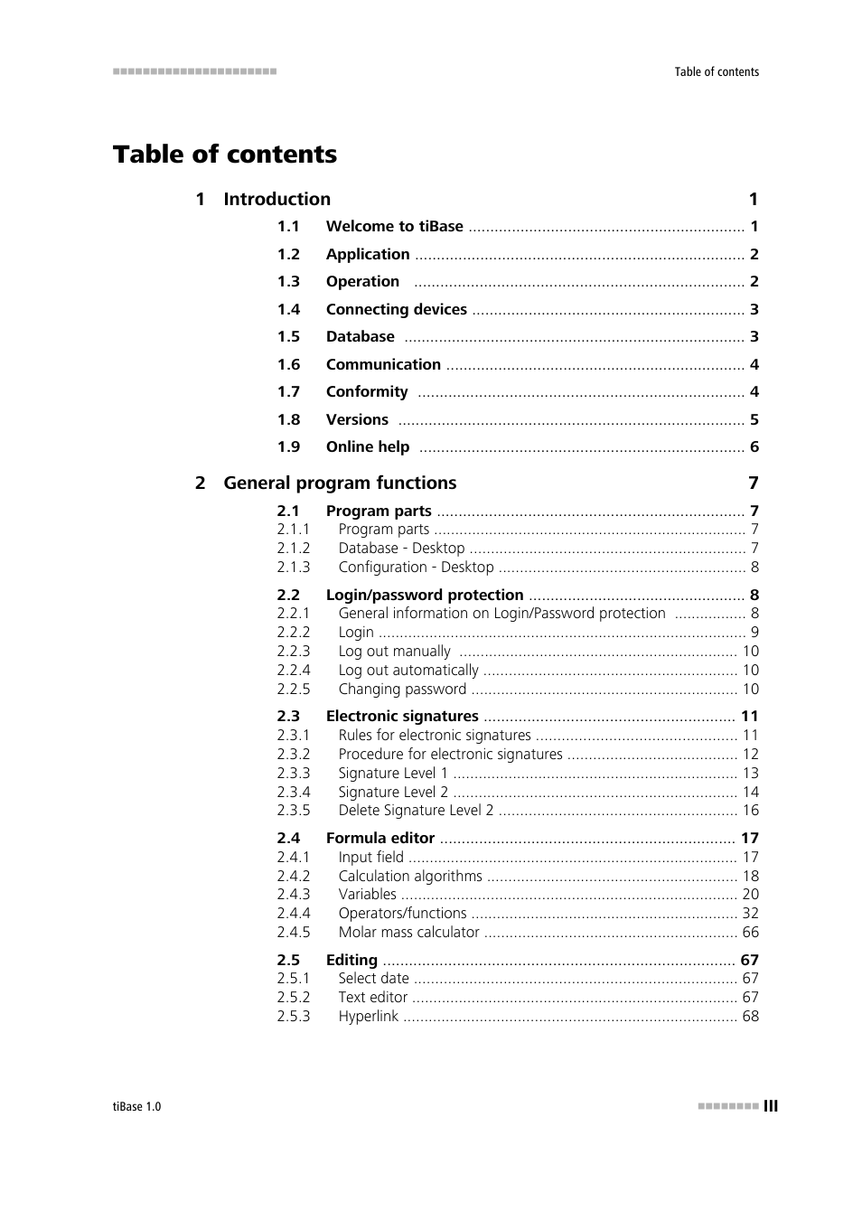 Metrohm tiBase 1.0 Manual User Manual | Page 5 / 339