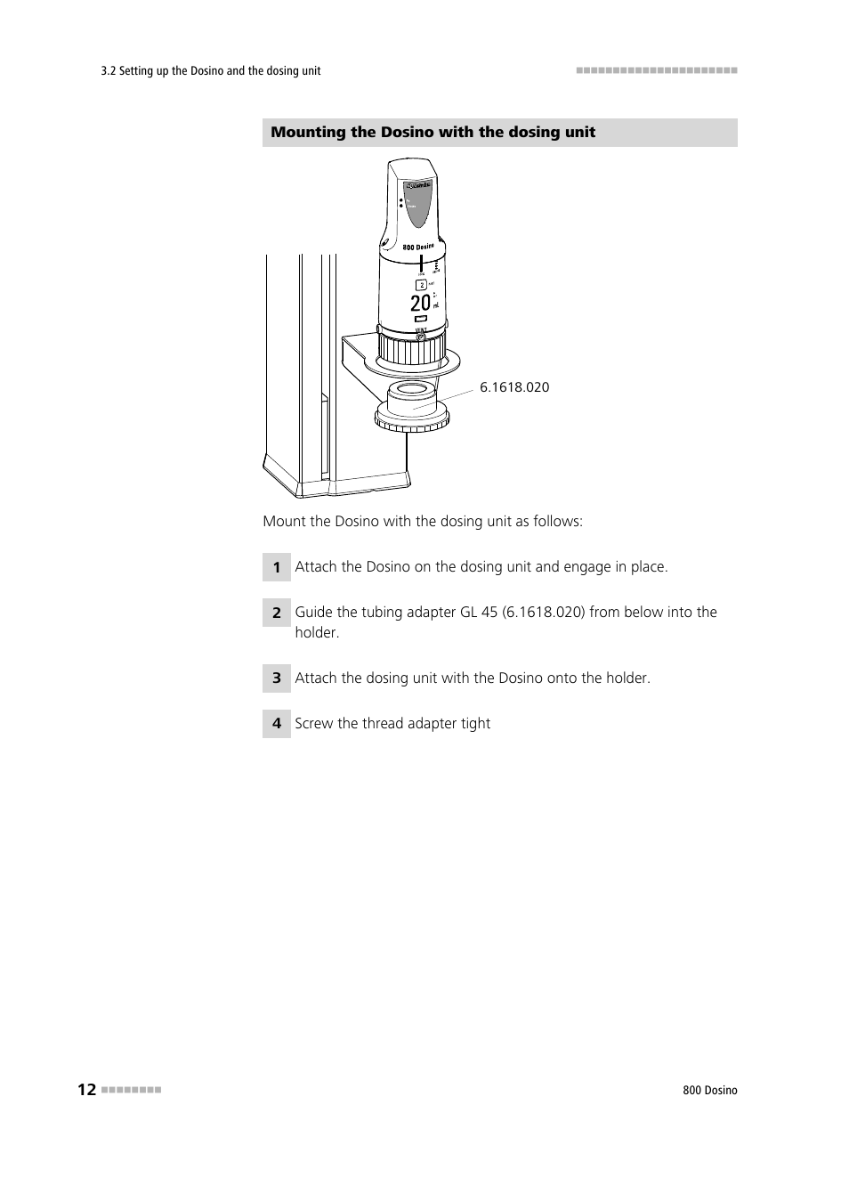 Metrohm 800 Dosino User Manual | Page 20 / 53