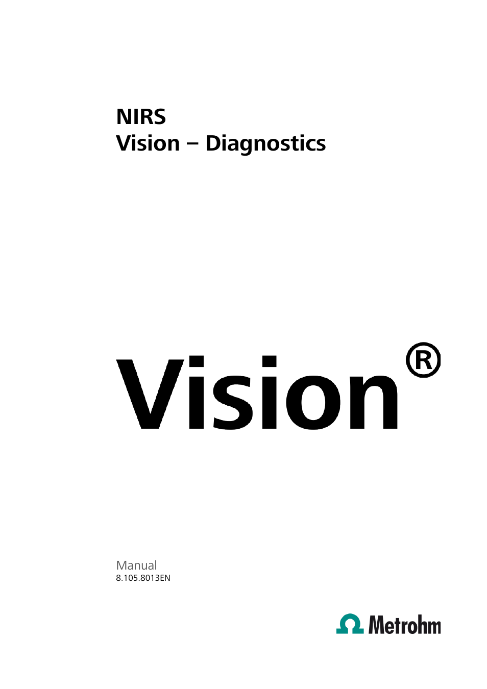 Metrohm Vision – Diagnostics User Manual | 65 pages