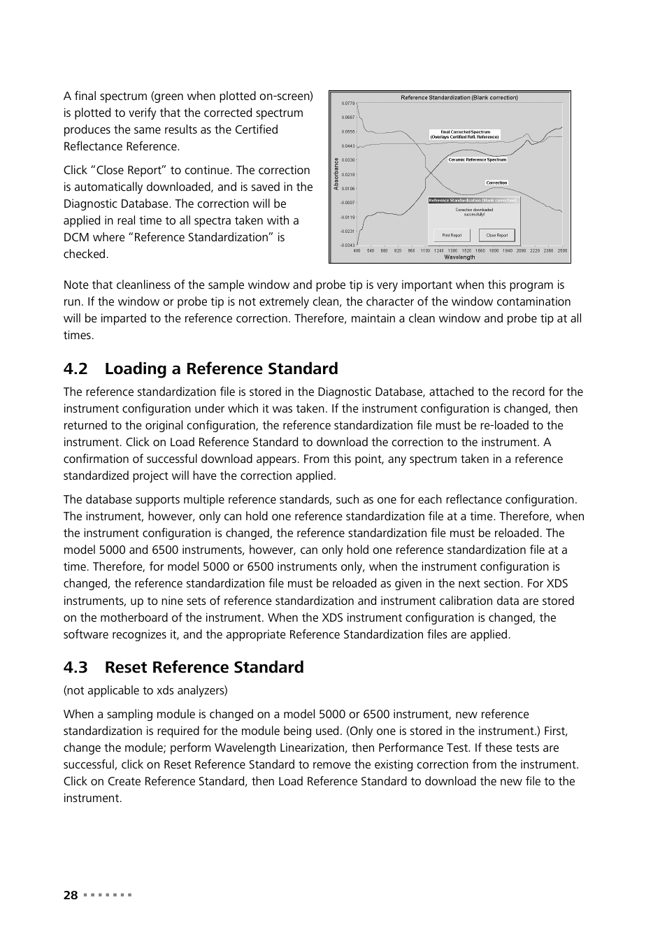 2 loading a reference standard, 3 reset reference standard, Loading a reference standard | Reset reference standard | Metrohm Vision – Diagnostics User Manual | Page 30 / 65