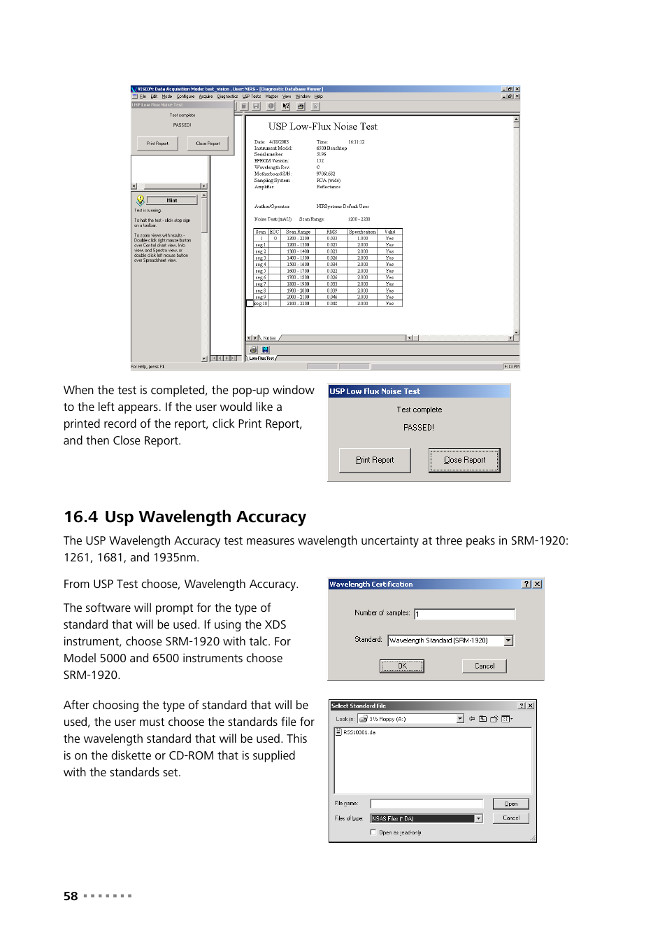 4 usp wavelength accuracy, Usp wavelength accuracy | Metrohm Vision – Diagnostics User Manual | Page 60 / 65