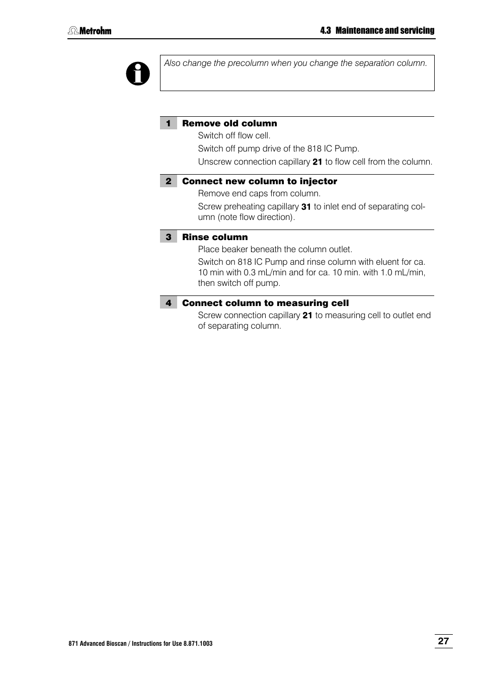 Metrohm 871 Advanced Bioscan User Manual | Page 35 / 56