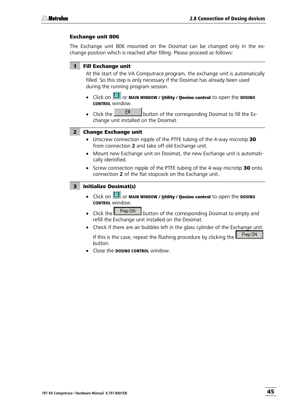 Metrohm 797 VA Computrace User Manual | Page 53 / 127