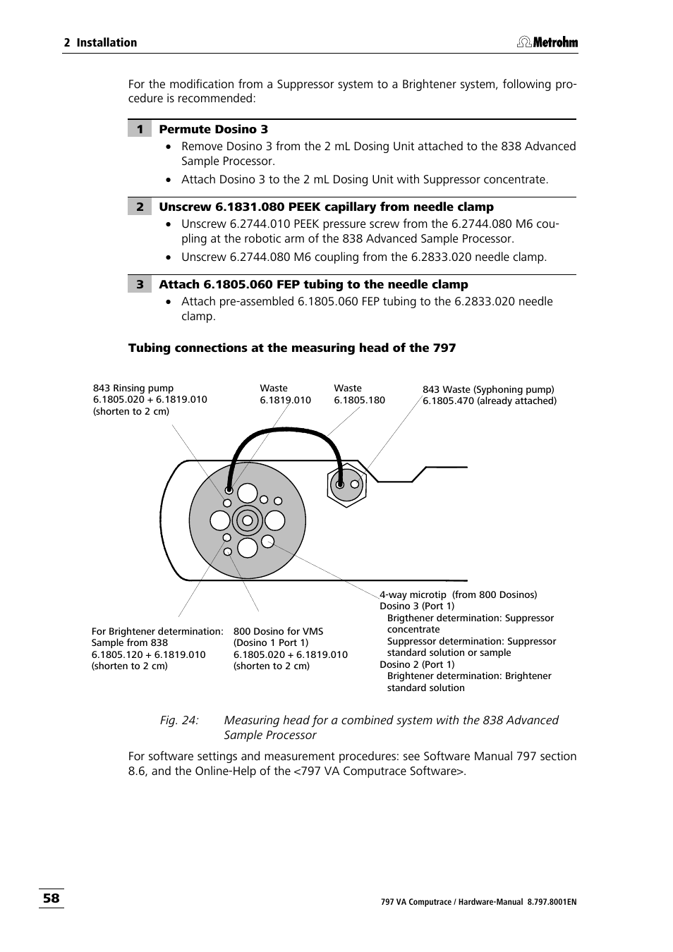 Metrohm 797 VA Computrace User Manual | Page 66 / 127
