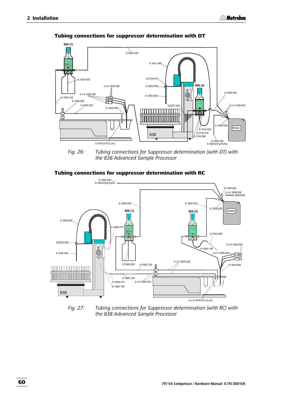 2 installation | Metrohm 797 VA Computrace User Manual | Page 68 / 127