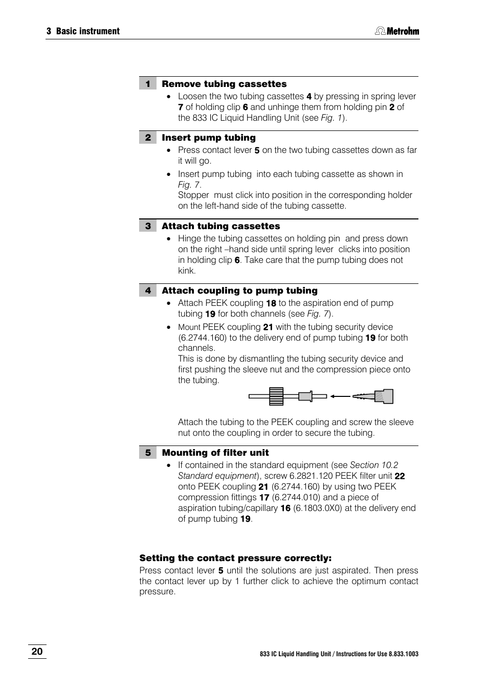 Metrohm 833 IC Liquid Handling Unit User Manual | Page 28 / 123