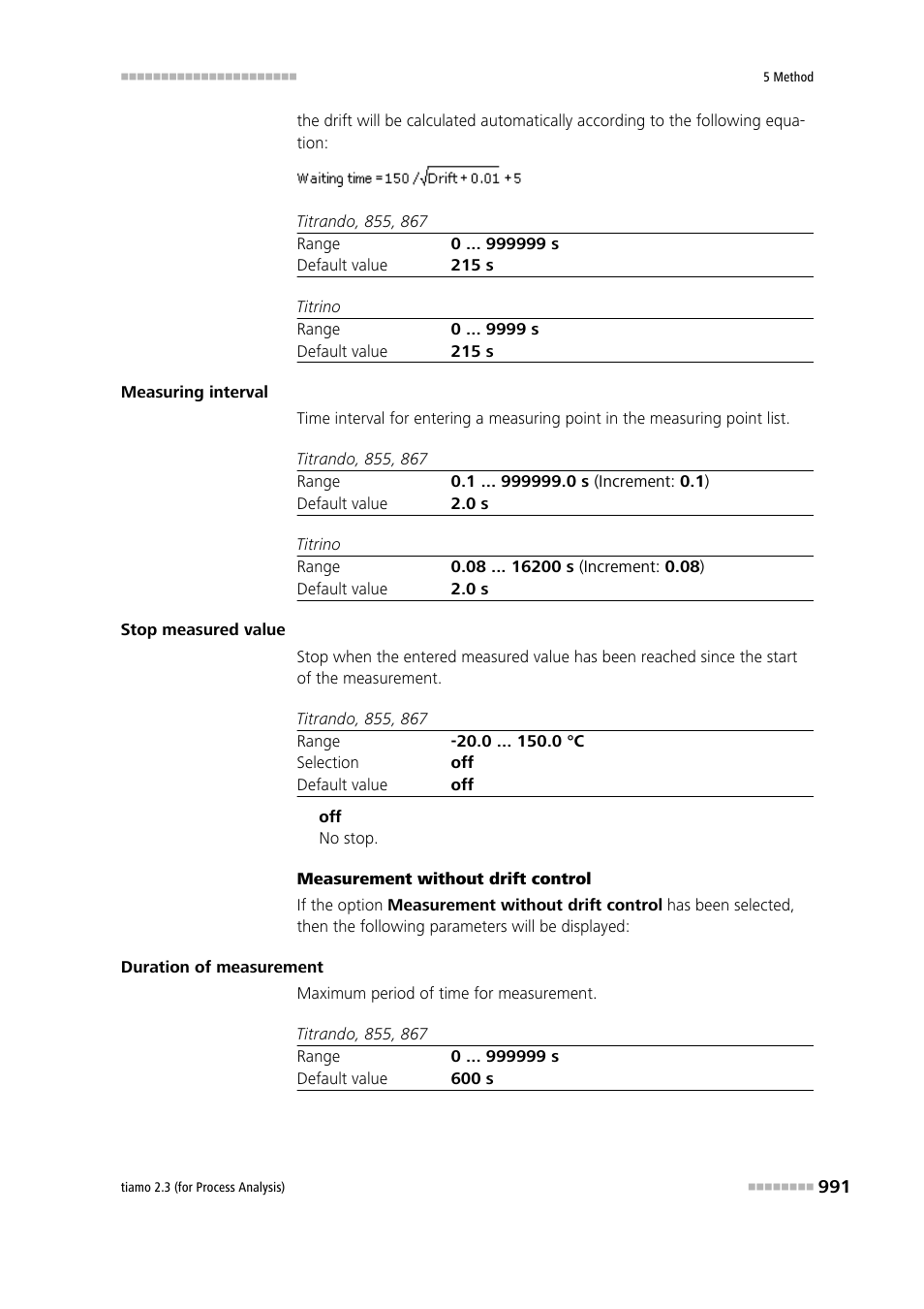 Metrohm tiamo 2.3 (process analysis) User Manual | Page 1007 / 1790