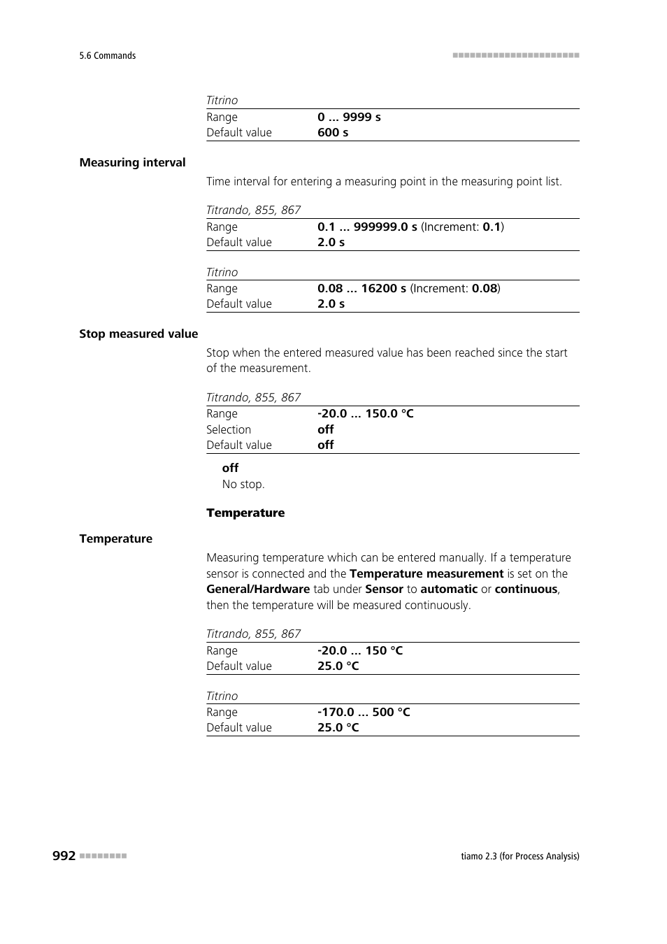 Metrohm tiamo 2.3 (process analysis) User Manual | Page 1008 / 1790